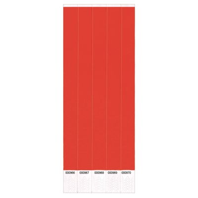 Wristbands  Paper 3/4in x 10in ,100CT