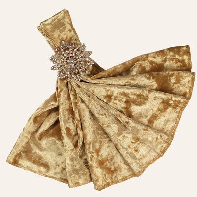 VELVET NAPKIN 20" x 20" 6 PCS/PACK