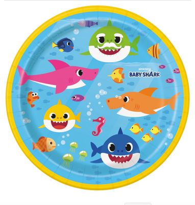 Baby Shark 7inch Dessert Plates 8ct