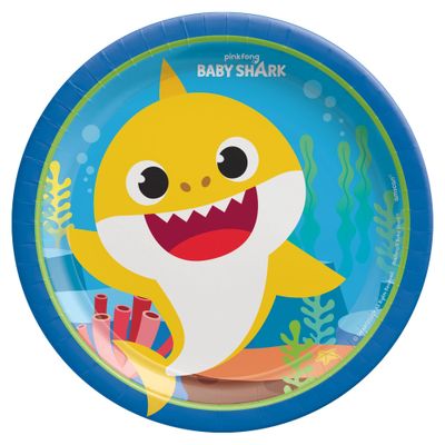 Baby Shark 7inch Dessert Plates 8ct
