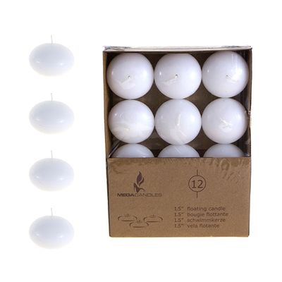 Floating  Candles 12pcs 1.5" Unscented