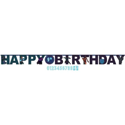 Customizable Black Panther Wakanda Forever Cardstock Birthday Letter Banner