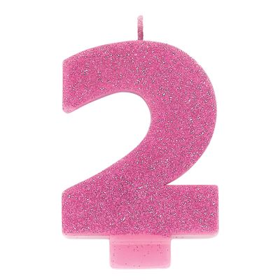 Glitter  Number  Birthday Candles