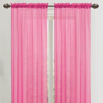 Sheer Curtain  60" x 90"  One Panel per Pack