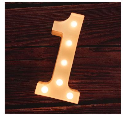 6.25" Led Plastic Marquee Numbers