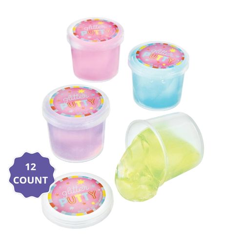 Glitter Putty  12ct