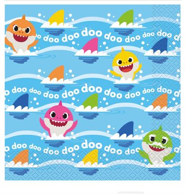 Baby Shark Luncheon Napkins 16ct