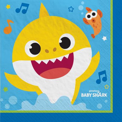 Baby Shark Luncheon Napkins 16ct