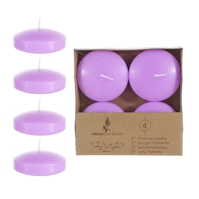 Floating  Candles 3inch 4ct Unscented