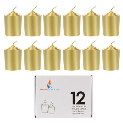 12 pcs 15 Hours Unscented Votive Candle 12 pcs 15 Hours Unscented Votive Candle