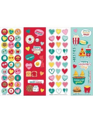 Valentine's Day Sticker sheets 36ct