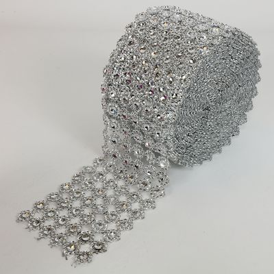 Diamond Flower Shape Mesh Roll 10yds
