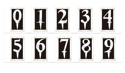 MIRRORED NUMBER ACRYLIC CAKE TOPPER SILVER