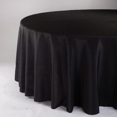 Round polyester tablecloth 120"