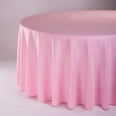Round polyester tablecloth 120"