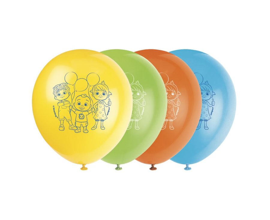 Cocomelon 12inch Latex Balloons 8ct"
