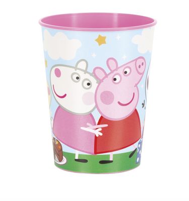 Peppa Pig 16oz Plastic Stadium Cup