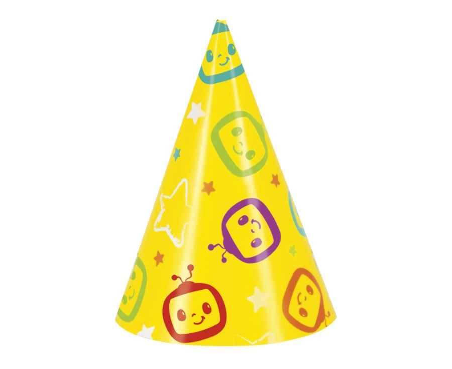 Cocomelon Mini Party Hats 8ct