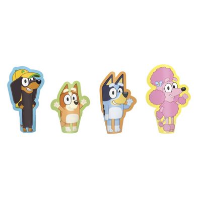 Bluey Diecut Paper Finger Puppets 8ct