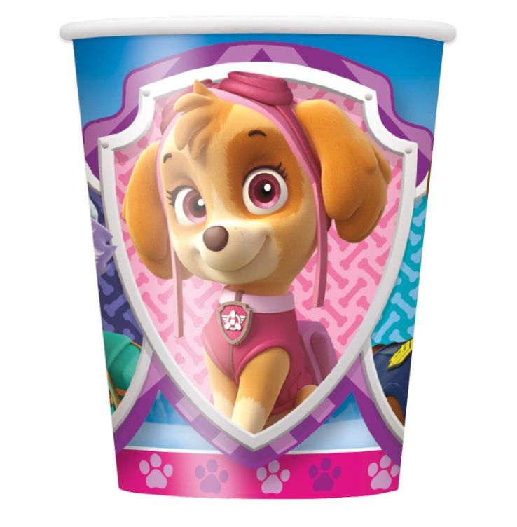 Paw Patrol Girl 9oz Paper Cups  8ct