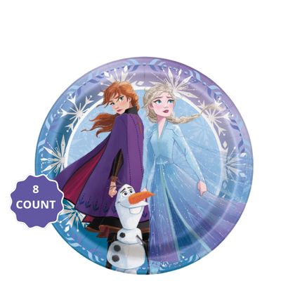 Disney Frozen 2 Round 7 Dessert Plates  8ct"