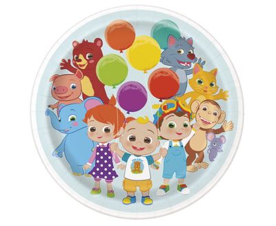 Cocomelon Round 9 Dinner Plates  8ct"