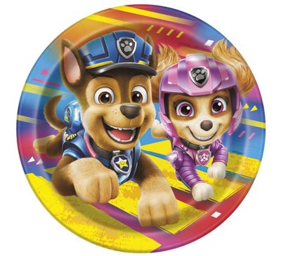 Paw Patrol Round 7 Dessert Plates  8ct"