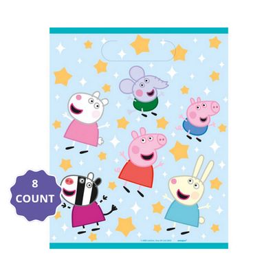 Peppa Pig Loot Bags  8ct