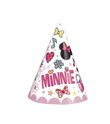 Disney Iconic Minnie Mouse Party Hats  8ct
