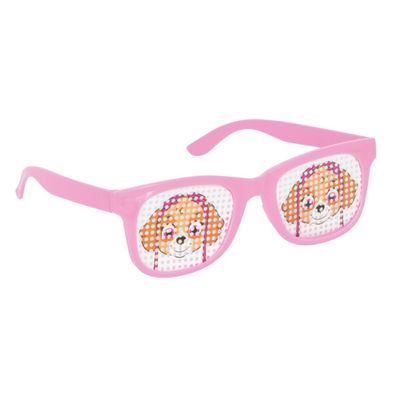 Paw Patrol Girl Pinhole Novelty Glasses 4ct