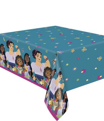Disney Encanto Rectangular Plastic Table Cover  54 x 84"