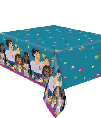 Disney Encanto Rectangular Plastic Table Cover  54 x 84"