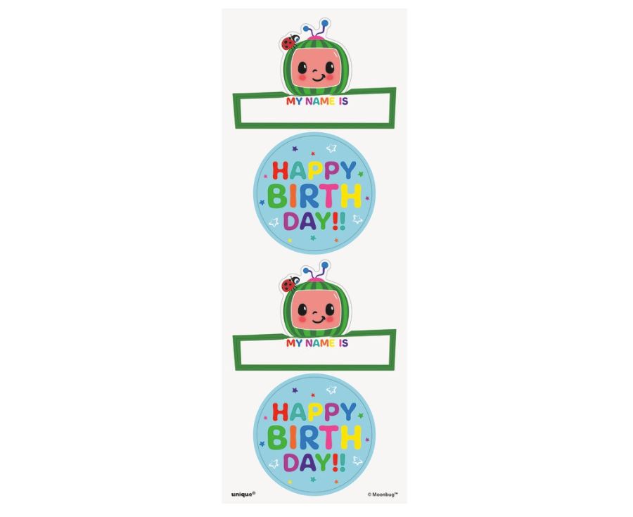 Cocomelon Sticker Sheets  8ct