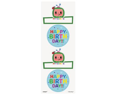 Cocomelon Sticker Sheets  8ct