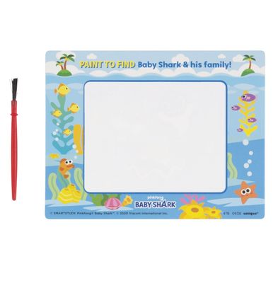 Baby Shark Magic Watercolor Paint Cards w/ Brushes  4ct