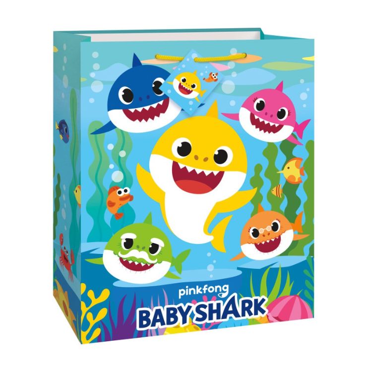 Baby Shark Large Gift Bag ( 10.50" x 13")