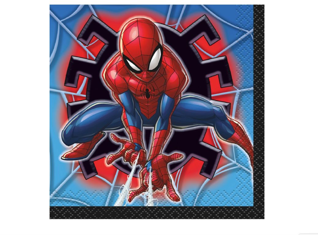 Spider-Man Beverage Napkins 16ct