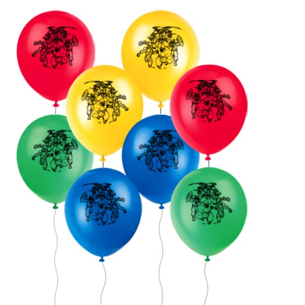 Avengers 12 Latex Balloons  8ct", INFLATION: Un-filled