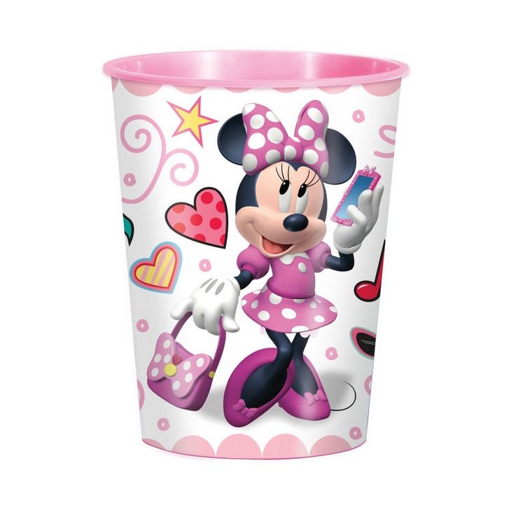 Disney Iconic Minnie Mouse 16oz Plastic Stadium Cup