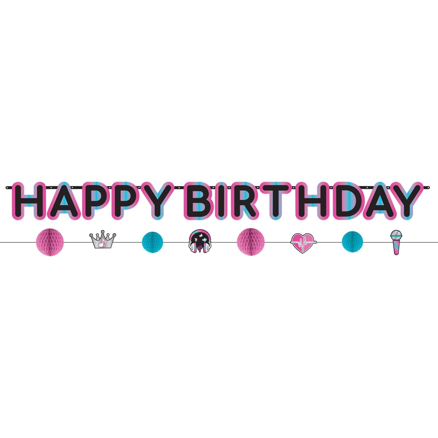 Internet Famous Birthday Cardstock Banners, 2ct