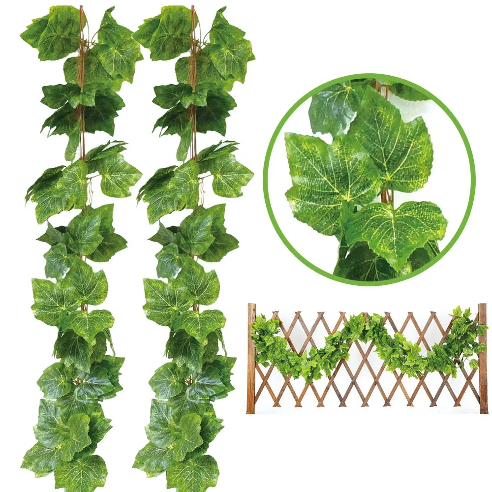 Leaf garland 7ft long w 5 strands