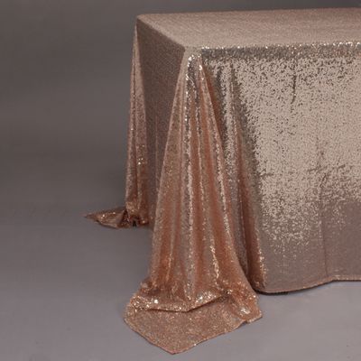 RECTANGLE SEQUIN TABLECLOTH   88" x 132", 1 PC/PACK