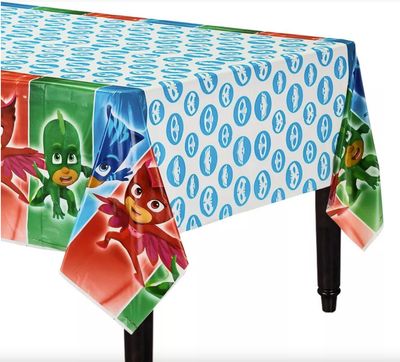 Pj mask plastic table cover 54” x 96”