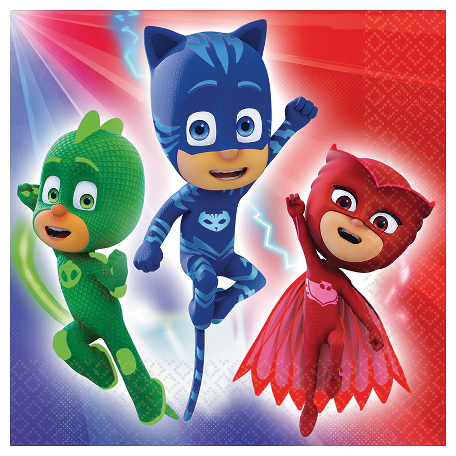 Pj mask lunch napkins 16ct