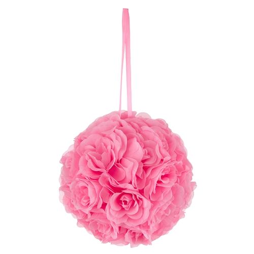 Flower ball 10", Colour: Pink