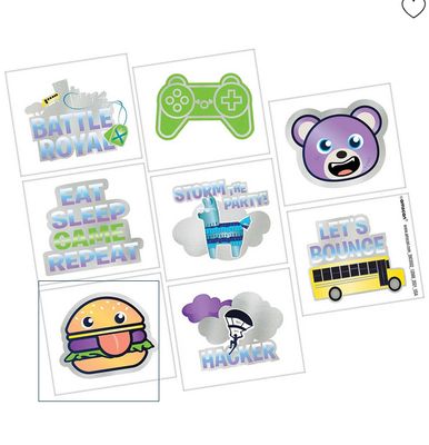 Battle royal tattoos 24pc