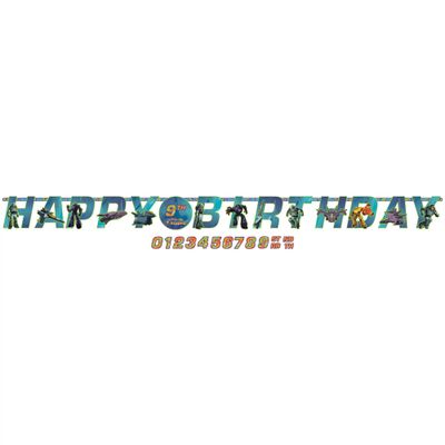 Customizable Lightyear Birthday Cardstock Banner Kit, 10.75ft
