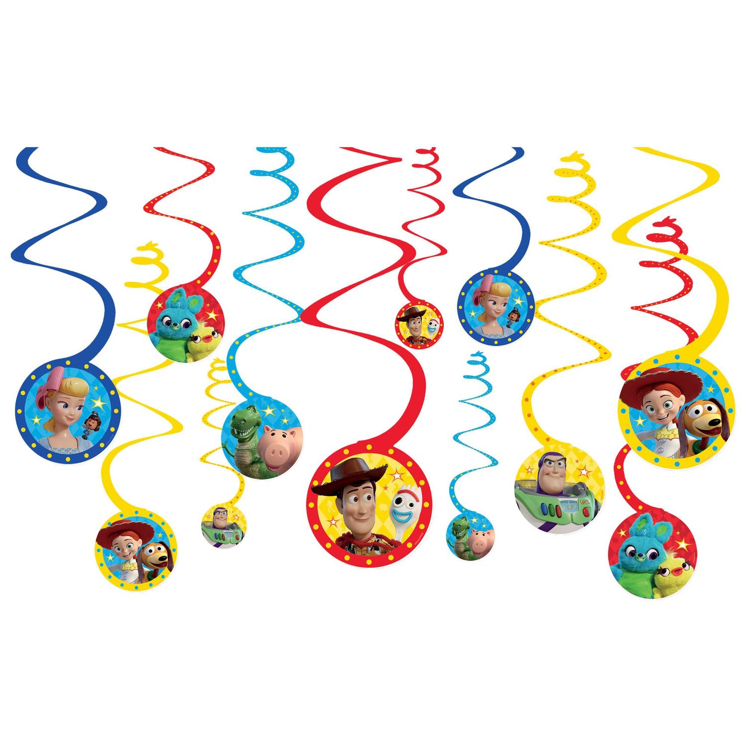 Toy Story swril decorations 12ct
