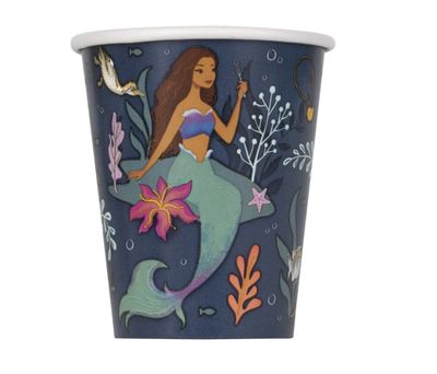 The Little Mermaid 9oz paper cups 8ct