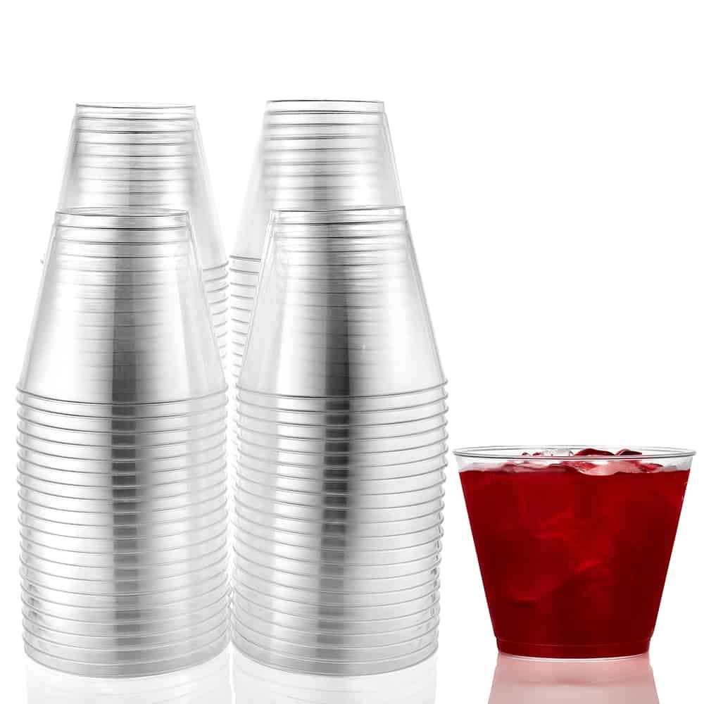 Clear Tumblers 100ct, SIZE &amp; VARIETY: 8OZ